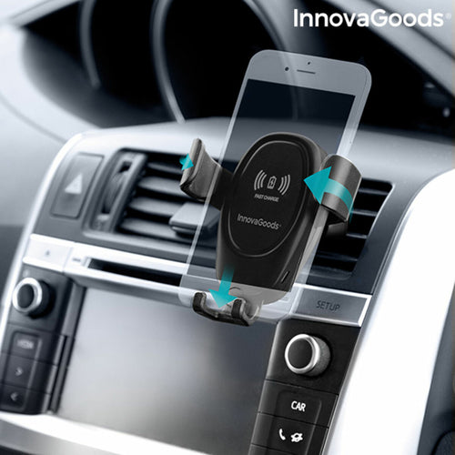 Wireless Car Phone Holder & Fast Charger – 2-in-1