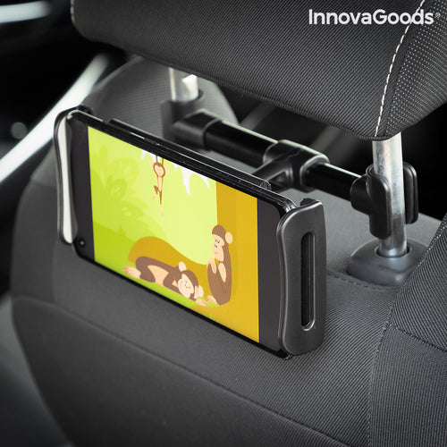 Car Headrest Tablet & Phone Holder – Adjustable