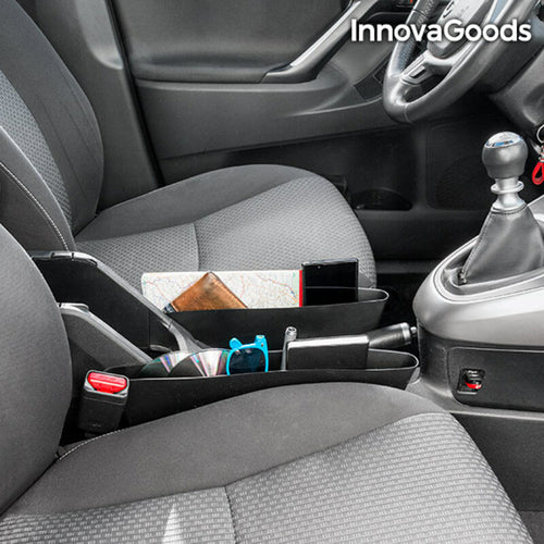 2-Piece Car Seat Gap Organiser – Keep Phones, Keys & Coins Secure