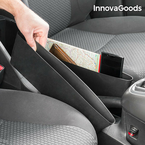 2-Piece Car Seat Gap Organiser – Keep Phones, Keys & Coins Secure