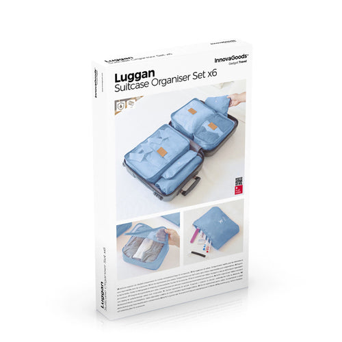 6-Piece Suitcase Organiser Bag Set