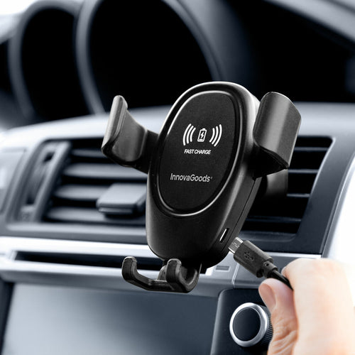 Wireless Car Phone Holder & Fast Charger – 2-in-1