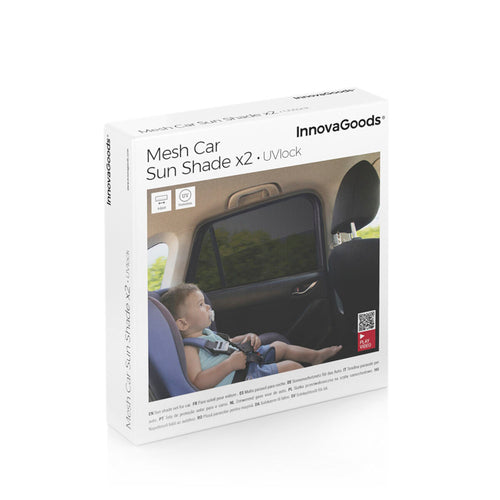 UV-Protective Car Window Sunshades – Pack of 2
