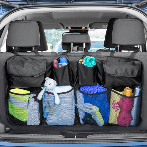 8-Pocket Car Boot Organiser – Hanging Storage
