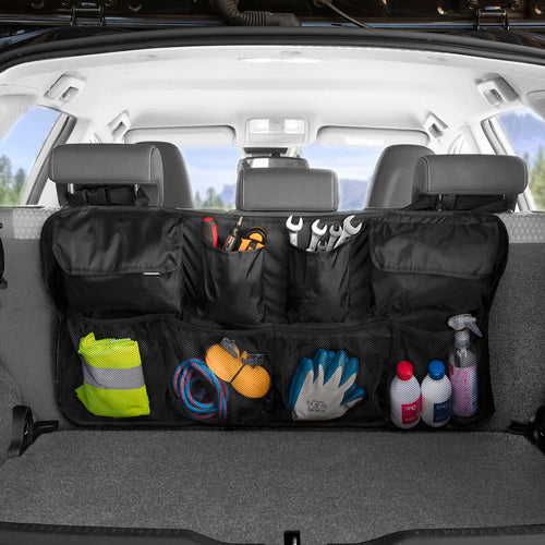8-Pocket Car Boot Organiser – Hanging Storage