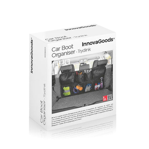 8-Pocket Car Boot Organiser – Hanging Storage